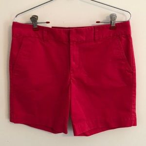 Tommy Hilfiger Chino Shorts, Dark Pink - Rasberry, Inseam 7", Size 6, NWT